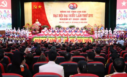 Đại hội đại biểu Đảng bộ tỉnh Lào Cai lần thứ XVI chính thức khai mạc